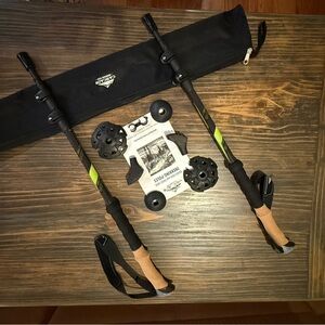 Cascade Mountain Trek Quick Lock & Twist Lock CF Trekking Poles/Accessories